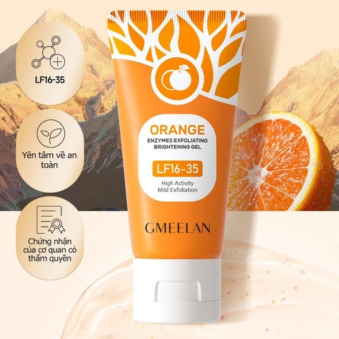 GMEELAN GEL TẨY TẾ BÀO CHẾT DA MẶT TÁC ĐỘNG CAM ENZYMES 50G - GDN