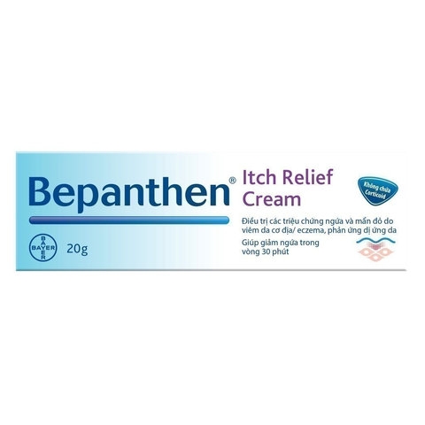 BAYER] KEM GIẢM NGỨA BEPANTHEN ITCH RELIEF CREAM 20G GIẢM NGỨA NHANH TRONG 30 PHÚT