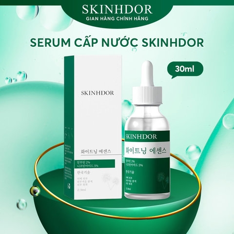 [HỘP 1 CHAI] SERUM MỜ NÁM SÁNG DA SKINHDOR CẤP ẨM CHO DA, TINH CHẤT CẤP NƯỚC, PHỤC HỒI DA CHAI 30ML