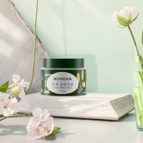 [HỘP 1 HŨ] KEM TẨY TRANG RAU CỦ SẠCH SÂU, DƯỠNG ẨM MASSAGE, HỖ TRỢ LÀM SÁNG DA VEGETABLES DETOX SKINHDOR CREAM 120G