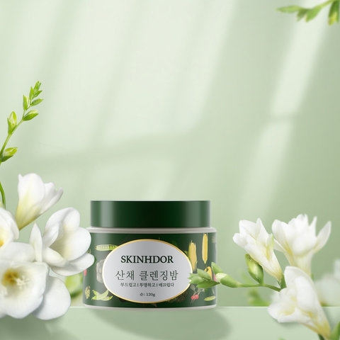 [HỘP 1 HŨ] KEM TẨY TRANG RAU CỦ SẠCH SÂU, DƯỠNG ẨM MASSAGE, HỖ TRỢ LÀM SÁNG DA VEGETABLES DETOX SKINHDOR CREAM 120G