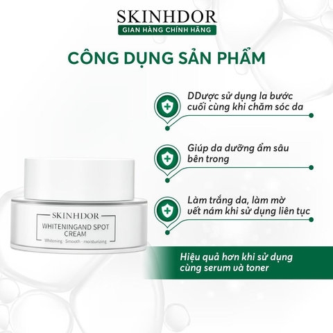 [COMBO 2SP] COMBO SERUM + KEM DƯỠNG SKINHDOR CHIẾT XUẤT TỪ THIÊN NHIÊN MỜ NÁM, SÁNG DA, CẤP ẨM, PHỤC HỒI LÀN DA