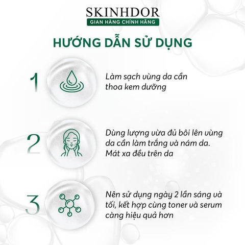 [COMBO 2SP] COMBO SERUM + KEM DƯỠNG SKINHDOR CHIẾT XUẤT TỪ THIÊN NHIÊN MỜ NÁM, SÁNG DA, CẤP ẨM, PHỤC HỒI LÀN DA