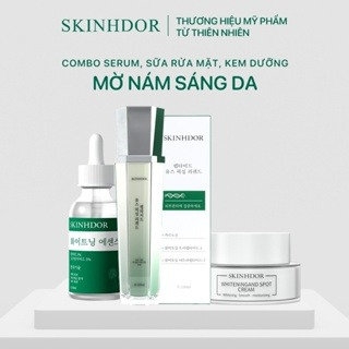 [COMBO 3SP] COMBO SERUM, KEM DƯỠNG, XỊT KHOÁNG SKINHDOR CHIẾT XUẤT THIÊN NHIÊN LÀM SẠCH DA, DƯỠNG ẨM, LÀM TRẮNG SÁNG DA