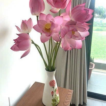 LỌ HOA VẼ TAY, BÌNH HOA GỐM SỨ BÁT TRÀNG DÁNG