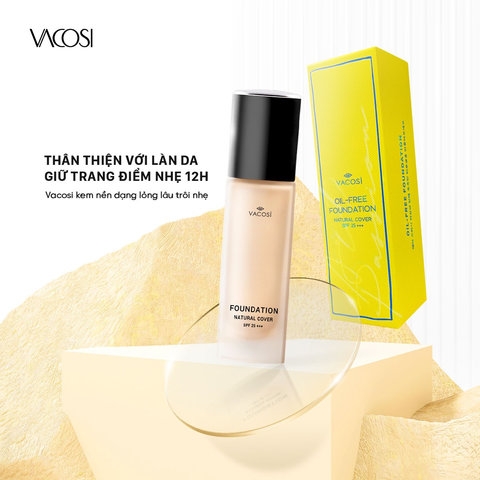 OIL-FREE FOUNDATION KEM NỀN GỐC NƯỚC KIỀM DẦU VACOSI