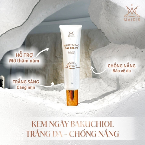 TẶNG SỮA RỬA MẶT 60G ] COMBO KEM NGÀY VÀ ĐÊM MAIRIS DƯỠNG TRẮNG, MỜ NÁM TÀN NHANG, CHỐNG NẮNG