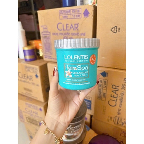 KEM Ủ HẤP TÓC TLAN LOLENTIS HAIR SPA, SPA SMOOTH KERATIN, VV MỀM MƯỢT LƯU HƯƠNG LÂU 500GR - GDN