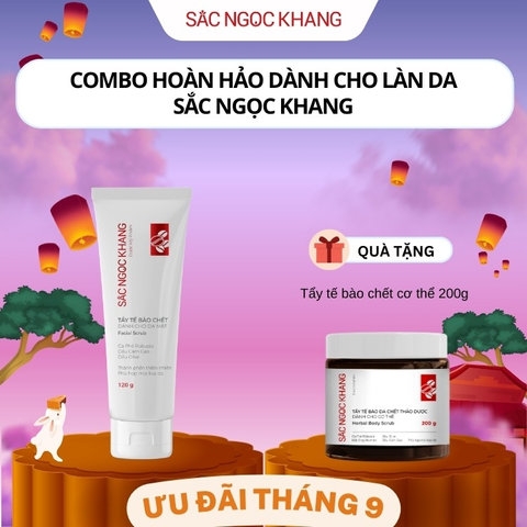 TẨY TẾ BÀO CHẾT DA MẶT TẶNG TẨY TẾ BÀO CHẾT BODY (MUA 1 TẶNG 1) - SẮC NGỌC KHANG