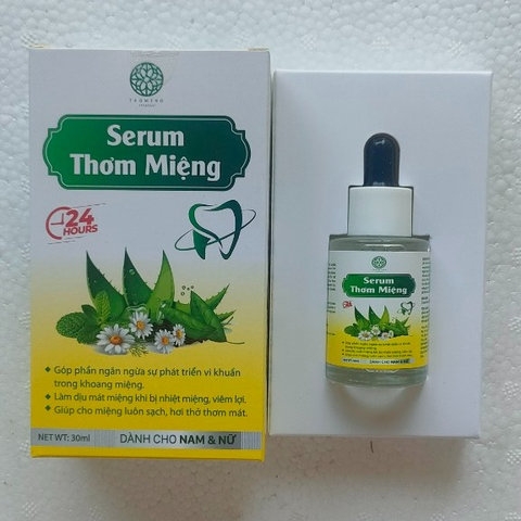 SERUM THƠM MIỆNG 24H NGỪA VI KHUẨN KHOANG MIỆNG,GIÚP RĂNG CHẮC KHỎE THƠM THO - DR QUEEN BIODERMA FRANCE