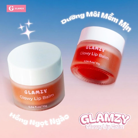 SON DƯỠNG MÔI MỀM MỊN, HỒNG MÔI GLAMZY GLOWY LIP BALM
