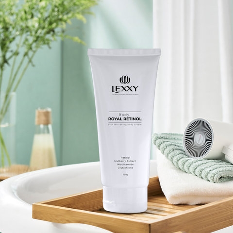 KEM DƯỠNG THỂ RETINOL TRẮNG DA DÂU TẰM - LEXXY