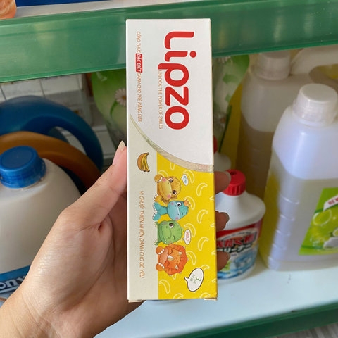 KEM ĐÁNH RĂNG TRẺ EM LIPZO VỊ CHUỐI 75G L040 - LADY'S PASSION