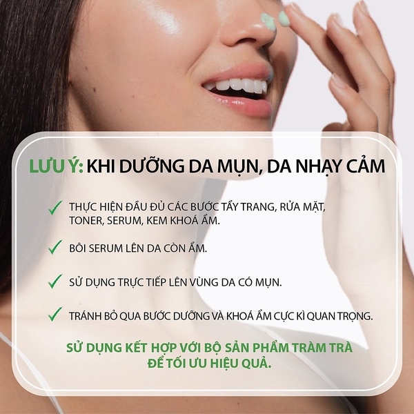 TINH CHẤT SERUM MỤN TRÀM TRÀ TEATREE 30ML - MILAGANICS