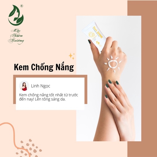 KEM CHỐNG NẮNG SUN SHINE 50G - MỘC THIÊN HƯƠNG