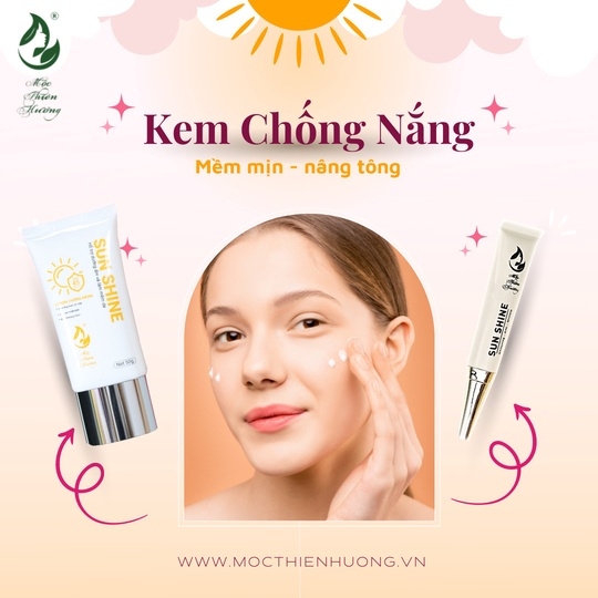 KEM CHỐNG NẮNG SUN SHINE 50G - MỘC THIÊN HƯƠNG