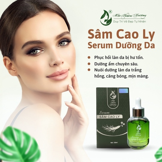 SERUM SÂM CAO LY 30ML - MỘC THIÊN HƯƠNG