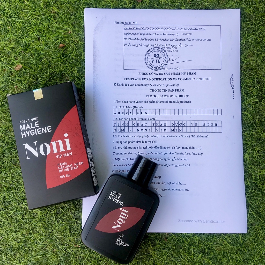 TINH CHẤT THẢO DƯỢC VỆ SINH NAM NONI VIP MEN - ADEVA NATURALS