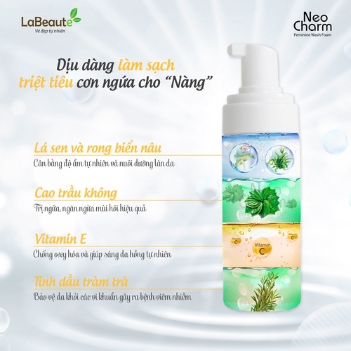 DUNG DỊCH VỆ SINH PHỤ NỮ 160ML - NEO CHARM