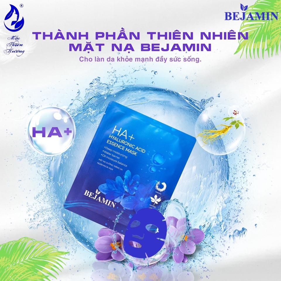 [HỘP] MẶT NẠ DƯỠNG TRẮNG, CẤP ẨM VÀ BỔ SUNG HA CHO DA - MỘC THIÊN HƯƠNG - HỘP 7 MIẾNG