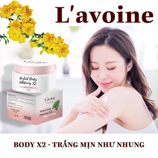 KEM DƯỠNG TRẮNG DA TOÀN THÂN HEBAL BODY WHITENING X2 150G - L'AVOINE