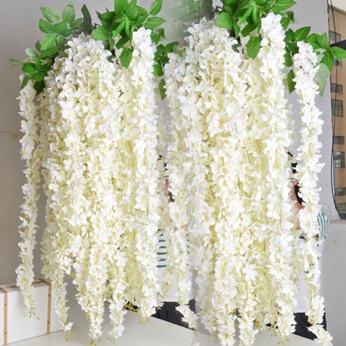 CHÙM HOA GIẢ, HOA FUJI 3 NHÁNH DÀI 1M - MINIFLOWER