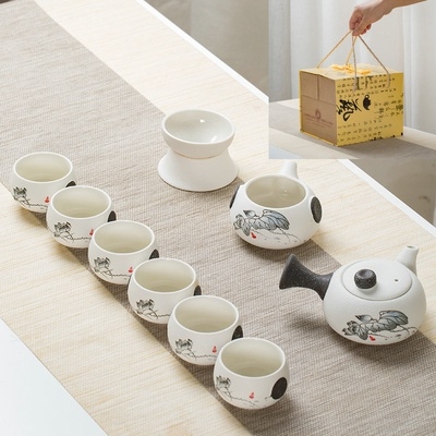 BỘ ẤM PHA TRÀ ĐỊNH CHÂU HOA SEN - SƯƠNG MAI