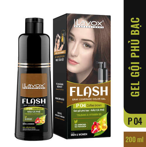 GEL GỘI PHỦ BẠC FLASH - LAVOX PROFESSIONAL