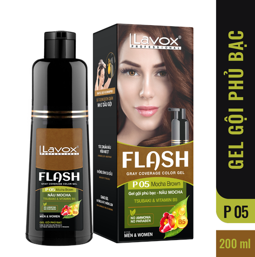 GEL GỘI PHỦ BẠC FLASH - LAVOX PROFESSIONAL