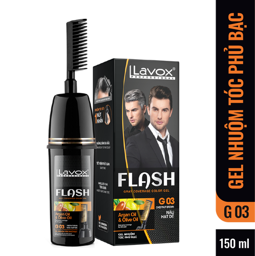 GEL NHUỘM PHỦ BẠC ARGAN & OLIVE OIL 150ML - LAVOX PROFESSIONAL