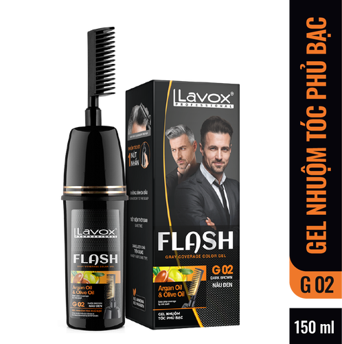 GEL NHUỘM PHỦ BẠC ARGAN & OLIVE OIL 150ML - LAVOX PROFESSIONAL