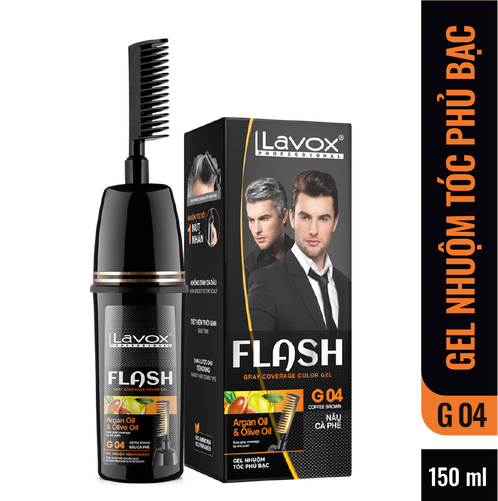 GEL NHUỘM PHỦ BẠC ARGAN & OLIVE OIL 150ML - LAVOX PROFESSIONAL