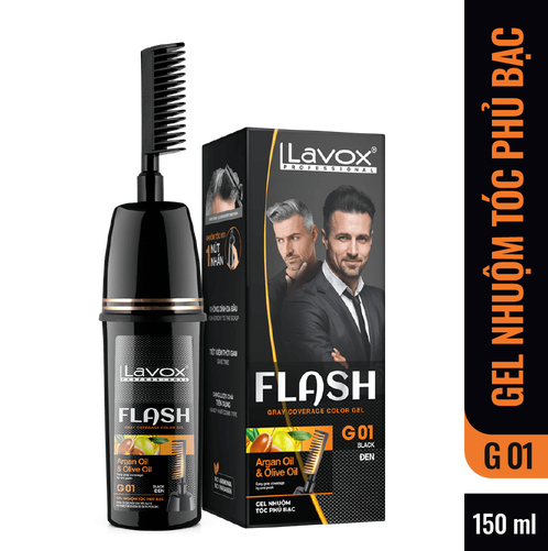 GEL NHUỘM PHỦ BẠC ARGAN & OLIVE OIL 150ML - LAVOX PROFESSIONAL
