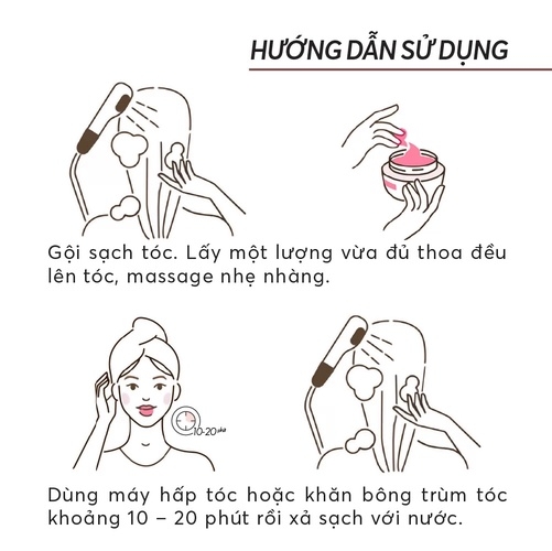 MẶT NẠ Ủ TÓC 250ML - WAZZI