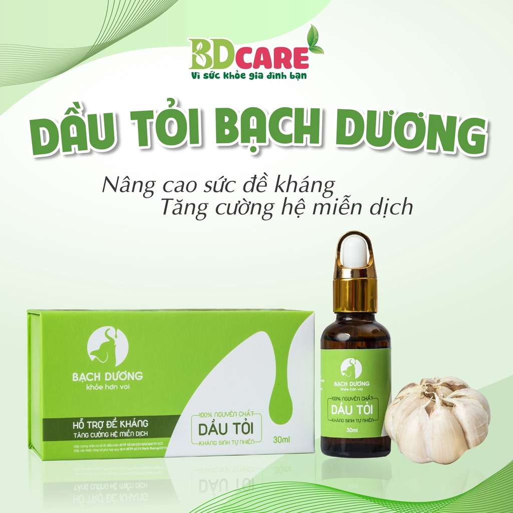 DẦU TỎI BẠCH DƯƠNG 30ML - BDCARE
