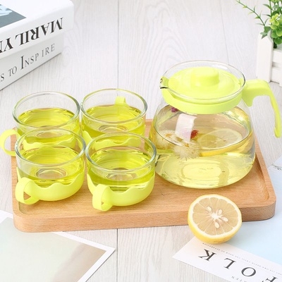 BỘ BÌNH/ẤM CHÉN TRÀ CÓ KHAY LỌC 5 MÓN - GDN