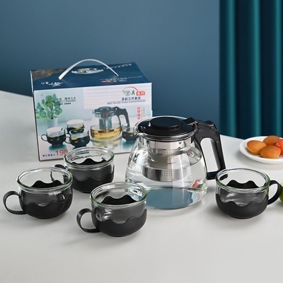 BỘ BÌNH/ẤM CHÉN TRÀ CÓ KHAY LỌC 5 MÓN - GDN
