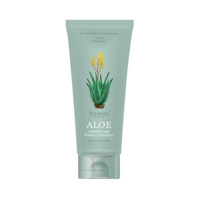 SỮA RỬA MẶT TINH CHẤT NHỤY HOA LÔ HỘI ĐIỀU HÒA ĐỘ AXIT CỦA DA 120ML - WHISIS