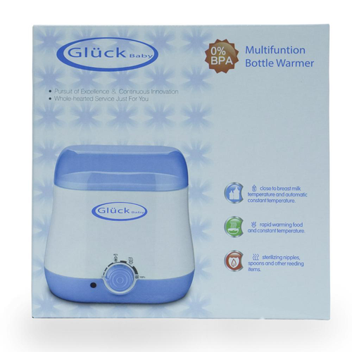 MÁY HÂM VÀ TIỆT TRÙNG 2 BÌNH SỮA ĐA NĂNG - GLUCK BABY