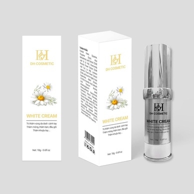 KEM TRỊ THÂM, NÁCH, BẸN, KHỦY TAY, ĐẦU GỐI WHITE CREAM 18G