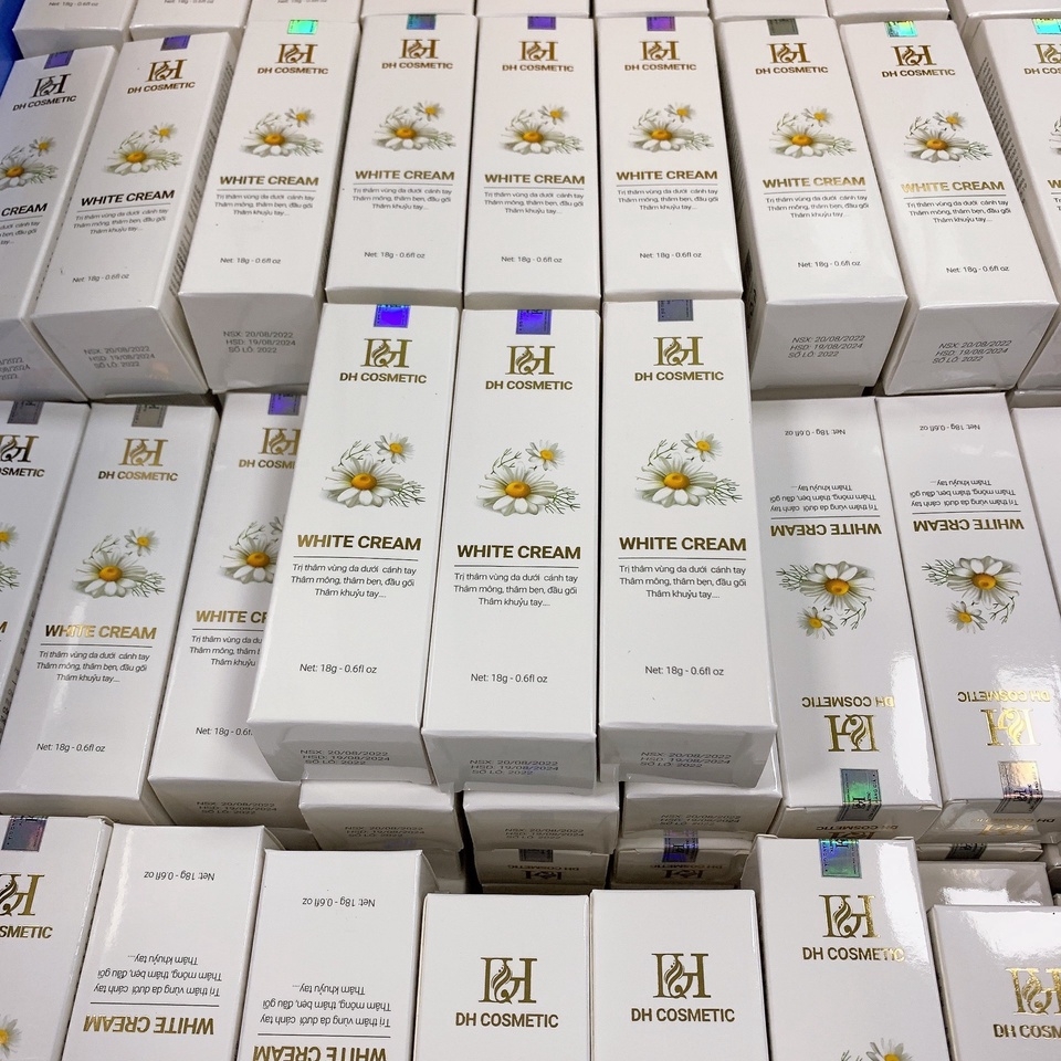 KEM TRỊ THÂM, NÁCH, BẸN, KHỦY TAY, ĐẦU GỐI WHITE CREAM 18G