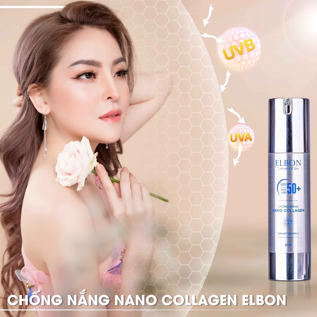 CHỐNG NẮNG NANO COLLAGEN SPF 50+ - ELBON