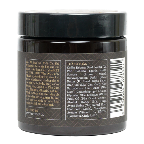 NEW VERSION TẨY TẾ BÀO CHẾT BODY & MẶT SCRUB COFFEE WHITENING - MILAGANICS