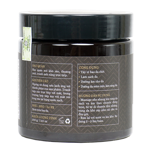 NEW VERSION TẨY TẾ BÀO CHẾT BODY & MẶT SCRUB COFFEE WHITENING - MILAGANICS