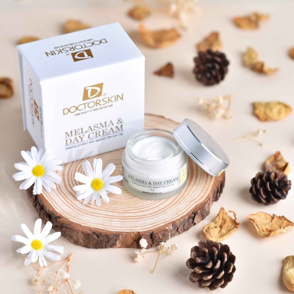 KEM NGÀY DƯỠNG SÁNG MỜ THÂM NÁM MELASMA & DAY CREAM DOCTORSKIN 30G