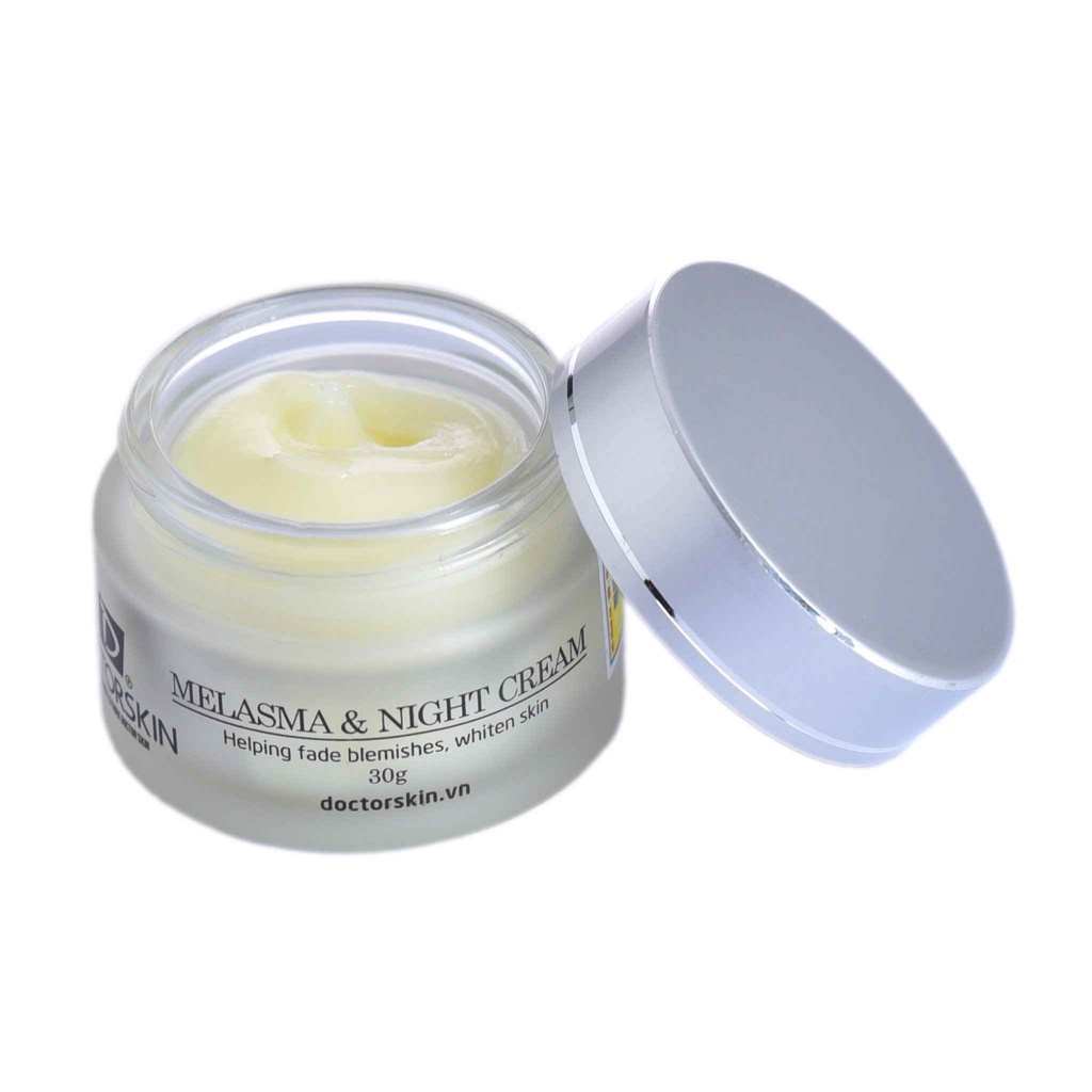 KEM ĐÊM DƯỠNG SÁNG MỜ THÂM NÁM MELASMA & NIGHT CREAM DOCTORSKIN 30G