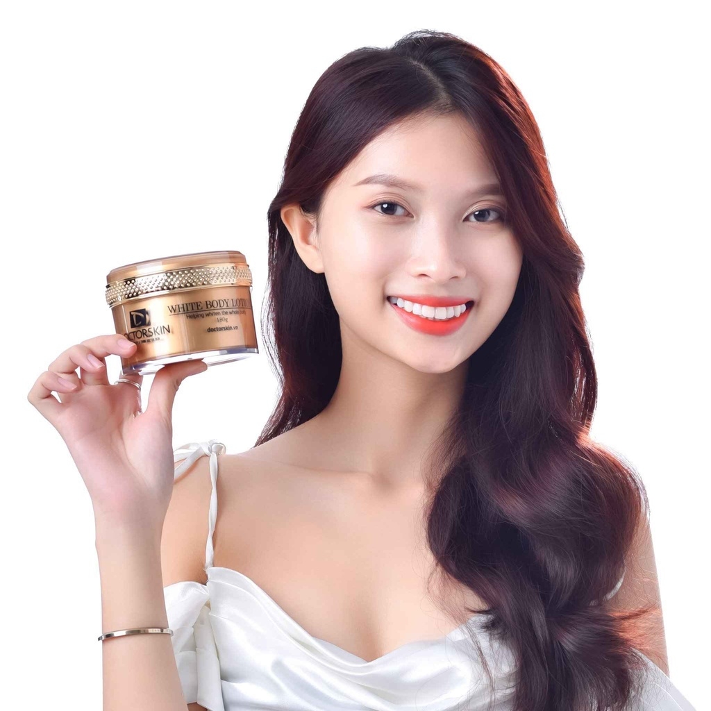 KEM DƯỠNG TRẮNG VÀ CHỐNG NẮNG TOÀN THÂN WHITE BODY LOTION DOCTORSKIN SPF30/PA+++ CẤP ẨM LÀM MỊN DA CHUYÊN SÂU 180G