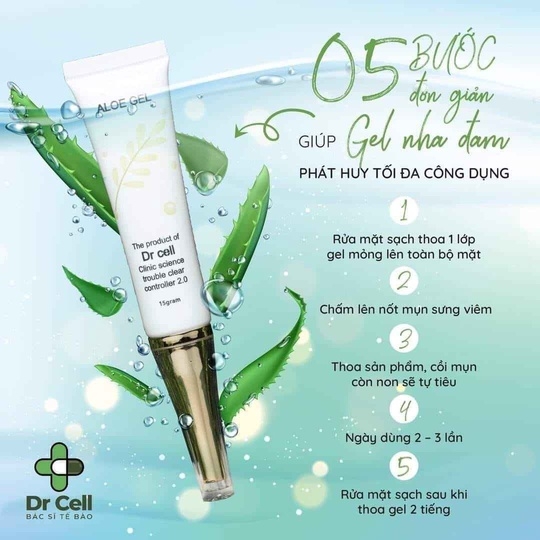 GEL NHA ĐAM TRỊ MỤN 15ML - DR CELL