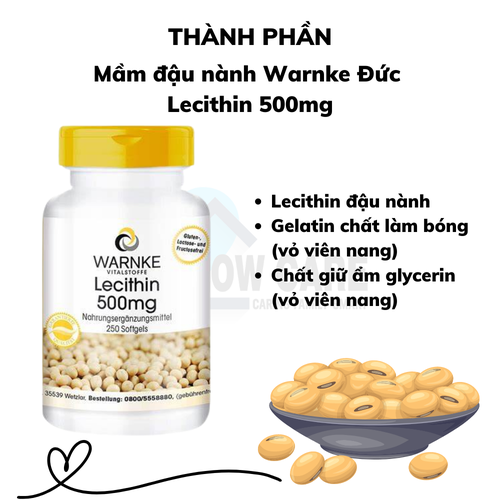 VIÊN UỐNG TINH CHẤT MẦM ĐẬU NÀNH - WARNKE