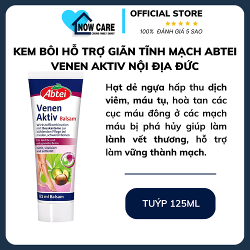 KEM BÔI GIÃN TĨNH MẠCH VENEN AKTIV 125ML - ABTEI